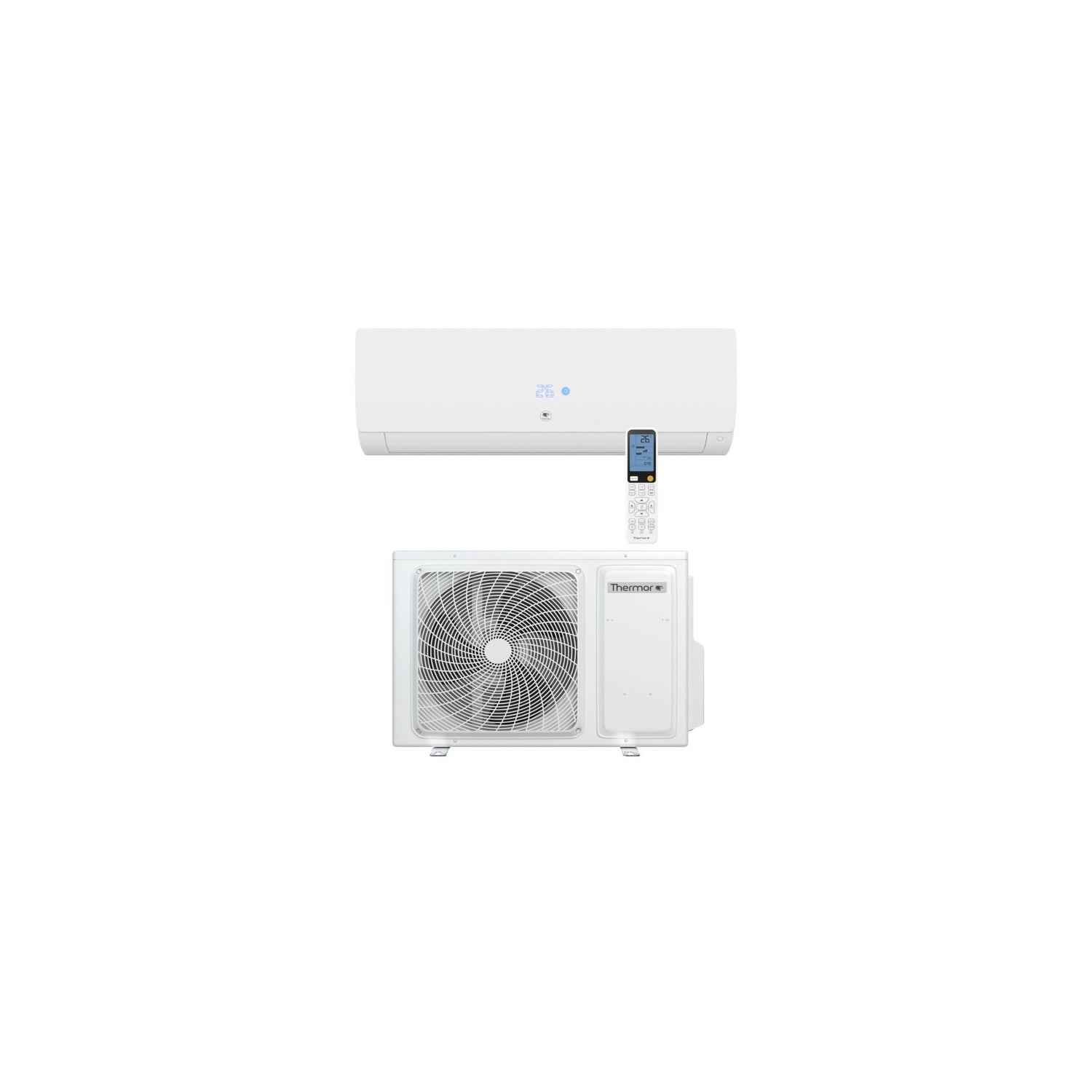  Climatisation Unité Extérieure 4.2 Kw Et Unité Intérieure Blanche Nagano - Thermor