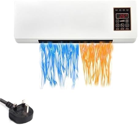  Climatiseur Split 3500W, Chauffage Et Refroidissement Avec Télécommande, Portable Et Silencieux Pour Home&Office, Éclateur Énergie