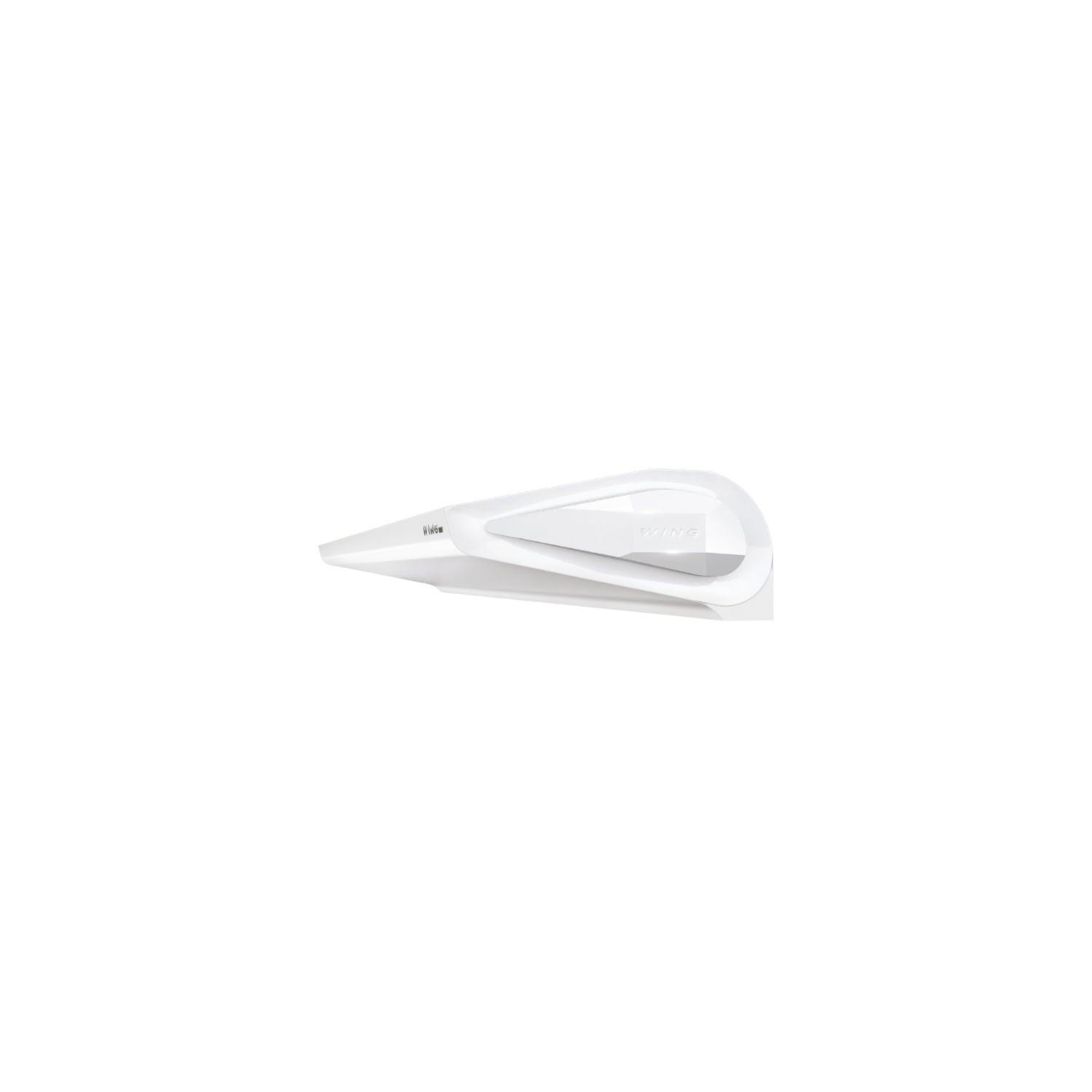  Rideau D'air Électrique En Saillie 100 Cm Moteur Ec Blanc Wing - Axelair - Raas3710e
