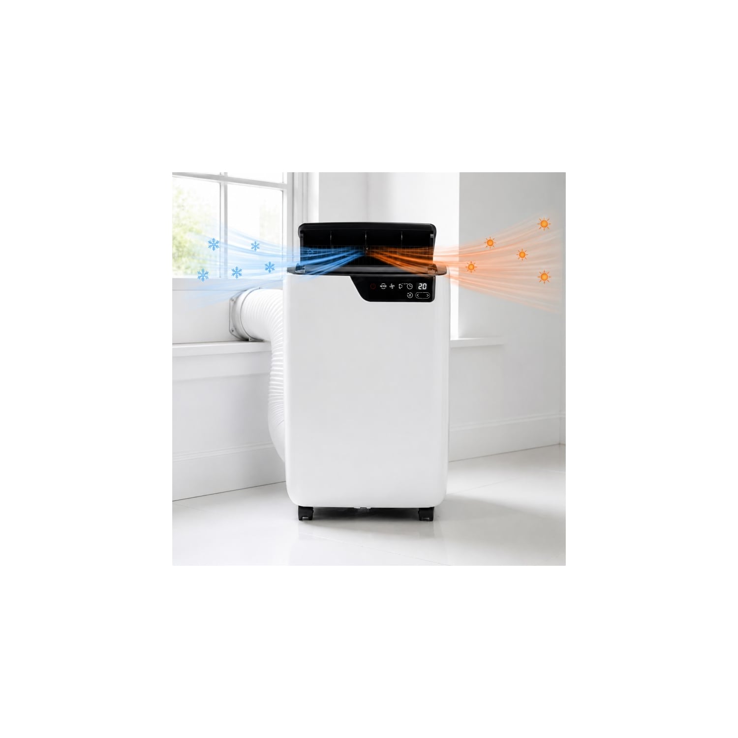  Climatiseur Mobile Abrila Frozen 14000 Btu 3 Vitesses, Déshumidificateur