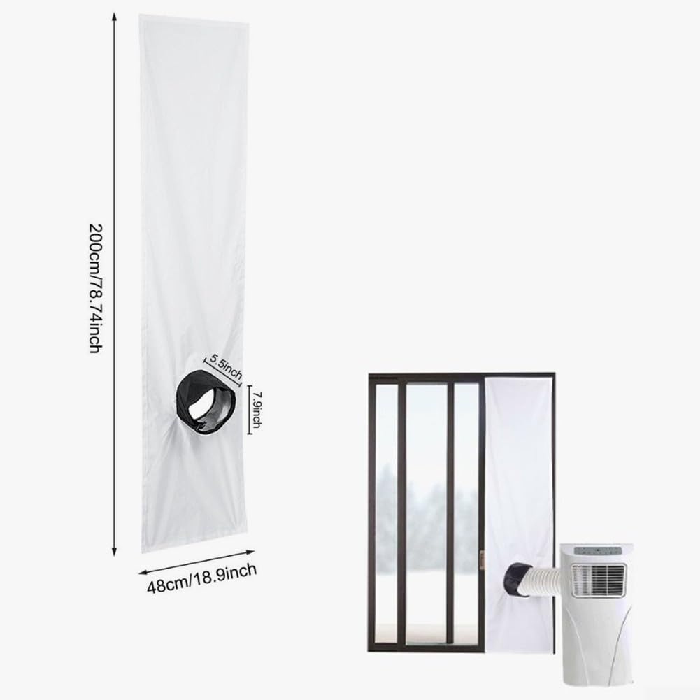  Joints De Climatiseur Universel Mobile Pour Unité De Climatisation Mobile Et Sèche-linge Facile à Installer, Pas Besoin De Percer, 2 M