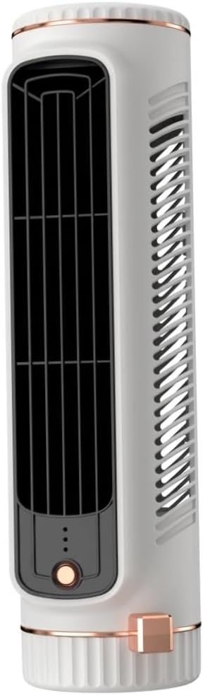  Climatiseur Tour, Mini Ventilateur Tour Portable Sans Pales, Circulation D'air 3D, Fonctionnement Silencieux, Mini Unité De Climatisation Pour Chambre à Coucher, Climatiseur Blanc