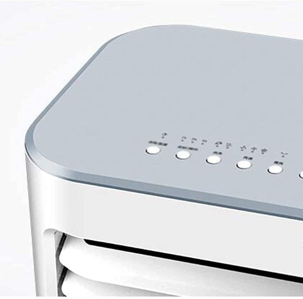  Climatiseur Portable, Rafraîchisseur D'air Mobile Sans Tuyau, Humidification Par Simple Pression D'un Bouton, Filtration Double Couche, Grand Réservoir D'eau De 10 L, Utilisation Pratique.