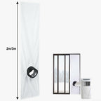  Joints De Climatiseur Universel Mobile Pour Unité De Climatisation Mobile Et Sèche-linge Facile à Installer, Pas Besoin De Percer, 2 M
