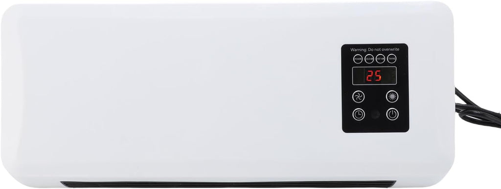  Mini Climatiseur Mural 2 En 1, Unité De Refroidissement Et De Chauffage Portable Avec Télécommande, Pour Chambre à Coucher, Bureau, Camping (Prise UE 220V)