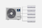 GENERIC Onduleur Solaire 42000BTU Multi 9K Zones Split Climatiseur Et Chauffage – 5 Zones