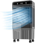 GENERIC Refroidisseur D'évaporation Portable Avec Réservoir De 10,5 Gal, Ventilateur De Climatiseur 3500 CFM, Système De Refroidissement 3-en-1 Pour Le Bureau à Domicile, Packs De Glace Inclus