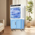 GENERIC Refroidisseur D'air évaporatif Portable Avec Réservoir De 40L, Ventilateur De Refroidissement De Marais De Plancher Avec Télécommande, 120 Oscillation, 3 Vitesses Pour L'intérieur à L'extérieur, Solut