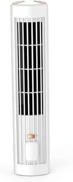  Climatiseur Personnel 2 En 1 à Chargement Sans Fil De 12 Pouces, Ventilateur Froid Portable Silencieux à 3 Vitesses Rechargeable Par USB, Mini Unité AC Pour Bureau, Maison, Dortoir, Blanc