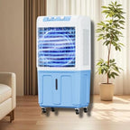 GENERIC Refroidisseur D'évaporation Sans Fenêtre 40L Réservoir 120 Climatiseur Portable Oscillant Avec Télécommande 3 Vitesses Faible Bruit Ventilateur De Qualité Industrielle Refroidissement Pour L'utilisati
