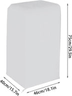  Housse Climatiseur Mobile Portable, 15.7x18.1x29.5 Housse De Protection Anti Poussière Imperméable Pour Climatiseur, Sacs De Rangement Pour Climatiseurs, Pour Intérieur Extérieur(B)