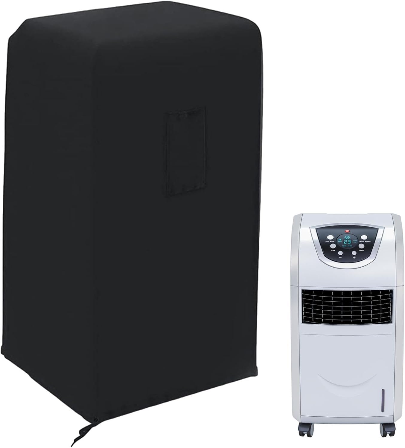  Housse Pour Climatiseur - Housse Antipoussière Pour Climatiseur Mobile | Protecteur Imperméable 39.9 X 46.0 X 74.9 Centimètres Pour Climatiseur Évaporatif à Condenseur Stockage