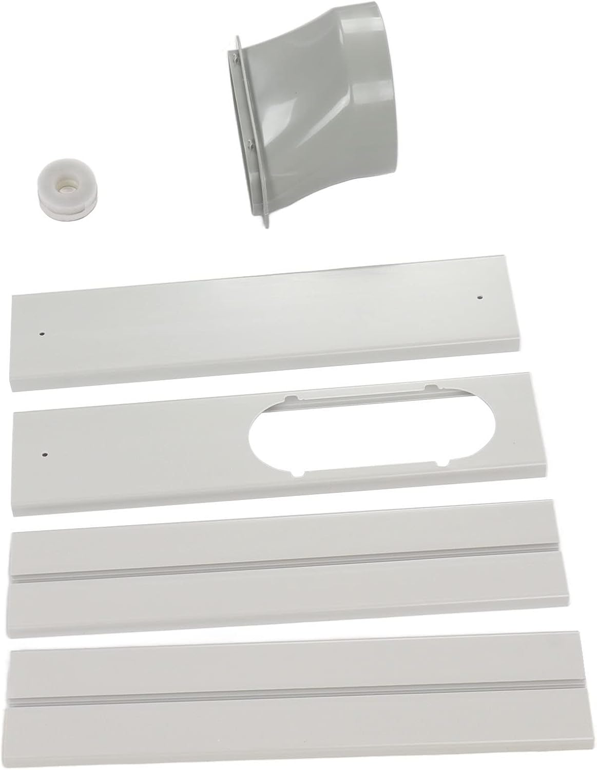  Aqxreight Kit De Fenêtre De Climatiseur Portable-Adaptateur Universel Pour Tuyau De 150mm, Sans Panneau En PVC, Porte Coulissante, Accessoire De Ventilation AC, Solution De Refroidissement