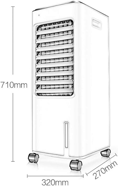  Ventilateur De Climatiseur Portable Refroidisseurs D'air D'espace Ventilateur D'air Froid Ultra-silencieux Unique Refroidi à L'eau Tour Debout Ventilateur Chambres Bureau Lit Pour Chambre à Coucher B