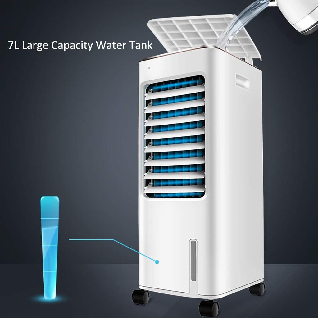  Ventilateur De Climatiseur Portable Refroidisseurs D'air D'espace Ventilateur D'air Froid Ultra-silencieux Unique Refroidi à L'eau Tour Debout Ventilateur Chambres Bureau Lit Pour Chambre à Coucher B
