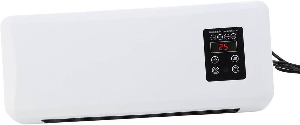  Mini Climatiseur Mural 2 En 1, Unité De Refroidissement Et De Chauffage Portable Avec Télécommande, Pour Chambre à Coucher, Bureau, Camping (Prise UE 220V)