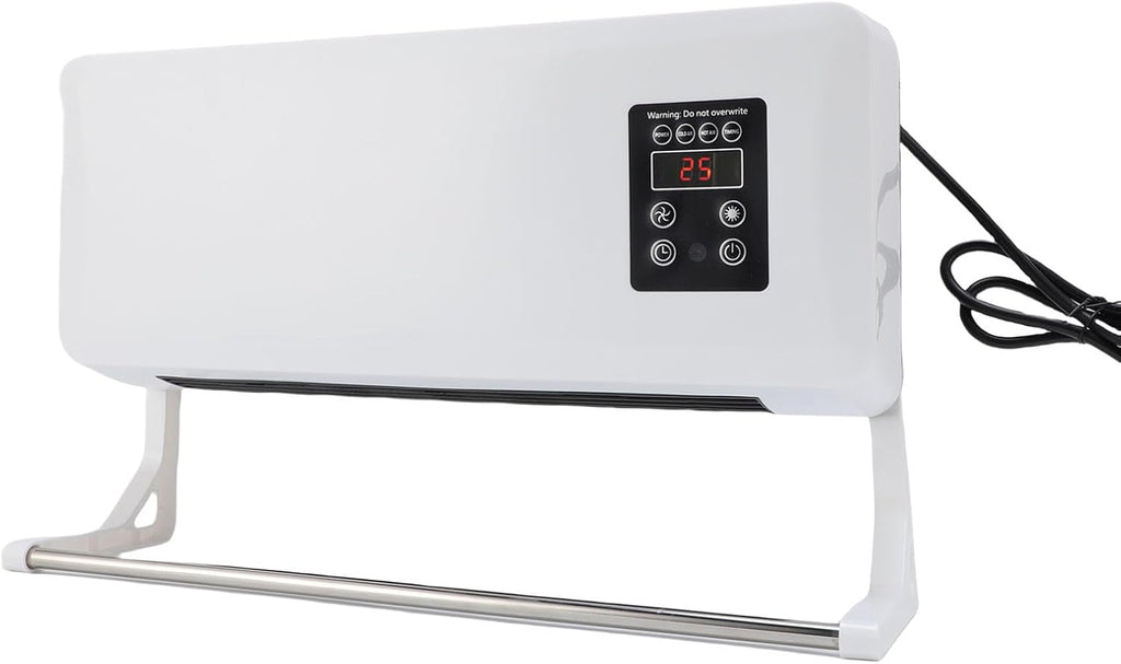  Mini Climatiseur Mural 2 En 1, Unité De Refroidissement Et De Chauffage Portable Avec Télécommande, Pour Chambre à Coucher, Bureau, Camping (Prise UE 220V)