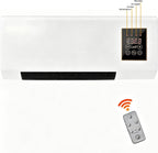  Climatiseur Mural Sans Conduit Avec Télécommande, 2000 W De Puissance De Refroidissement Et De Chauffage Pour Chambre Et Salon, Système Mini-split Silencieux Pour Bureau à Domicile