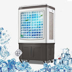 GENERIC Refroidisseur D'air Portable à 3 Vitesses, Ventilateur De Refroidissement Par évaporation De 150W Avec Réservoir 50L Et Packs De Glace, Humidificateur Silencieux Et Purificateur Pour La Salle De Burea