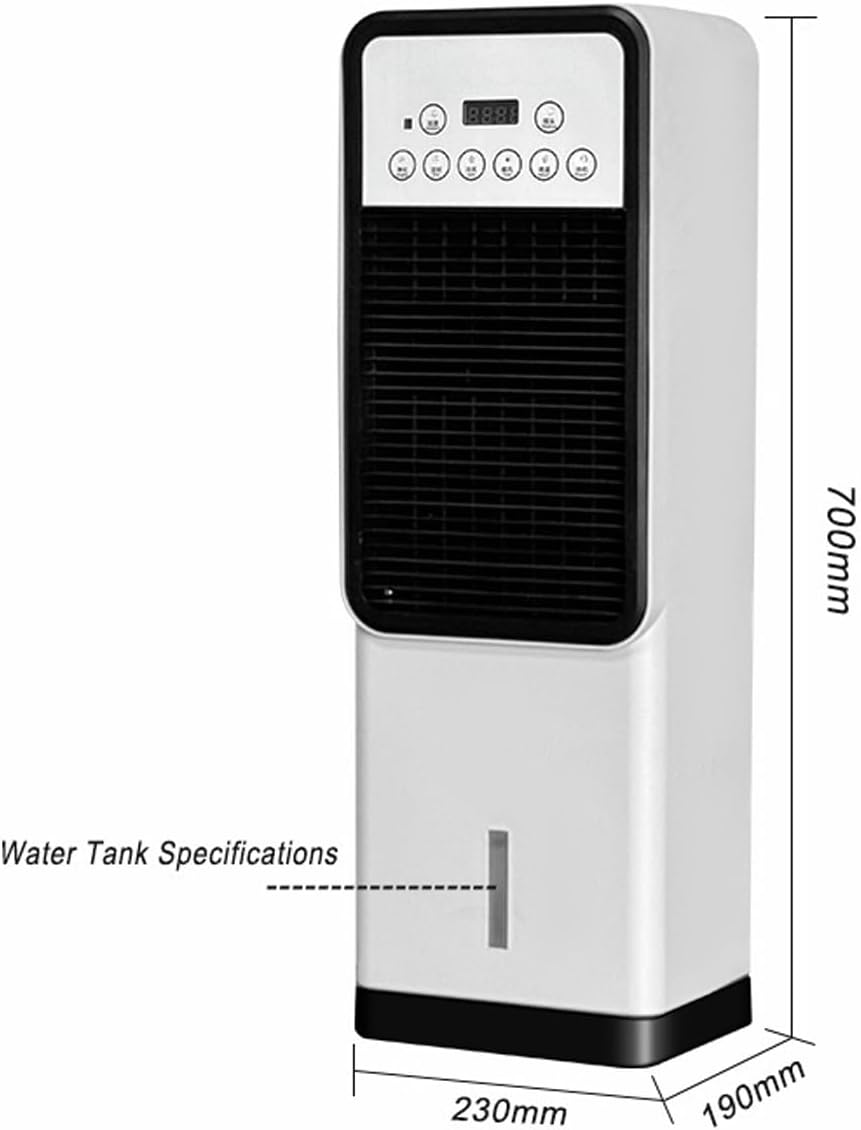  Climatiseur Portable 12 000 BTU Avec Télécommande - Classe énergétique A - Refroidisseur évaporatif - Chauffage Et Rafraîchisseur D'air Mobile