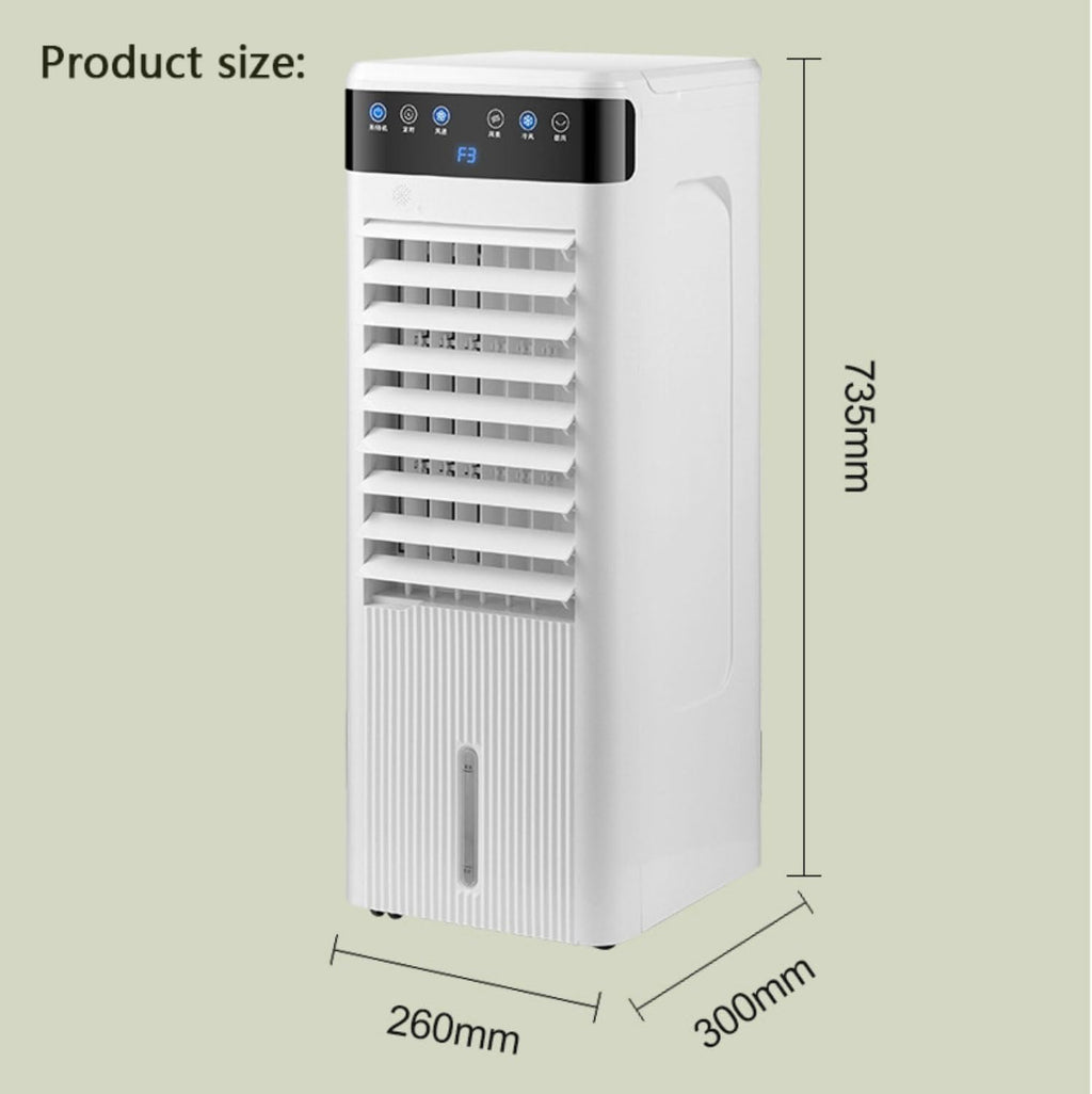 GENERIC Rafraîchisseur D'air, Climatiseur, Refroidissement Par Eau Glacée, Humidificateur, 3 Vitesses, Minuterie 12h, économe En énergie, Modèles Mécanique Et Avec Télécommande