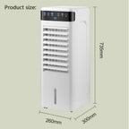 GENERIC Rafraîchisseur D'air, Climatiseur, Refroidissement Par Eau Glacée, Humidificateur, 3 Vitesses, Minuterie 12h, économe En énergie, Modèles Mécanique Et Avec Télécommande