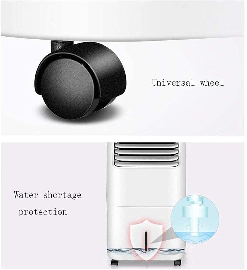  Climatiseur Portable, Rafraîchisseur D'air Mobile Sans Tuyau, Humidification Par Simple Pression D'un Bouton, Filtration Double Couche, Grand Réservoir D'eau De 10 L, Utilisation Pratique.