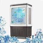 GENERIC Refroidisseur D'air Portable à 3 Vitesses, Ventilateur De Refroidissement Par évaporation De 150W Avec Réservoir 50L Et Packs De Glace, Humidificateur Silencieux Et Purificateur Pour La Salle De Burea