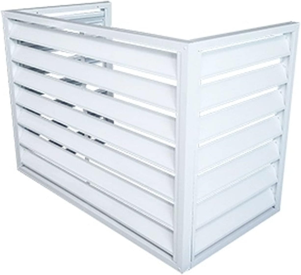 GENERIC Couvertures De Climatiseur En Aluminium, Couvercles De Condensateur Central De Climatisation Robustes, Unité CVC Résistante Aux Intempéries Et Protection De Pompe à Chaleur, Bouclier Extérieur En
