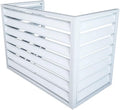GENERIC Couvertures De Climatiseur En Aluminium, Couvercles De Condensateur Central De Climatisation Robustes, Unité CVC Résistante Aux Intempéries Et Protection De Pompe à Chaleur, Bouclier Extérieur En