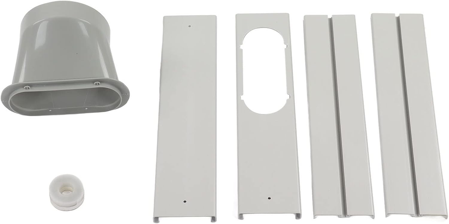  Aqxreight Kit De Fenêtre De Climatiseur Portable-Adaptateur Universel Pour Tuyau De 150mm, Sans Panneau En PVC, Porte Coulissante, Accessoire De Ventilation AC, Solution De Refroidissement