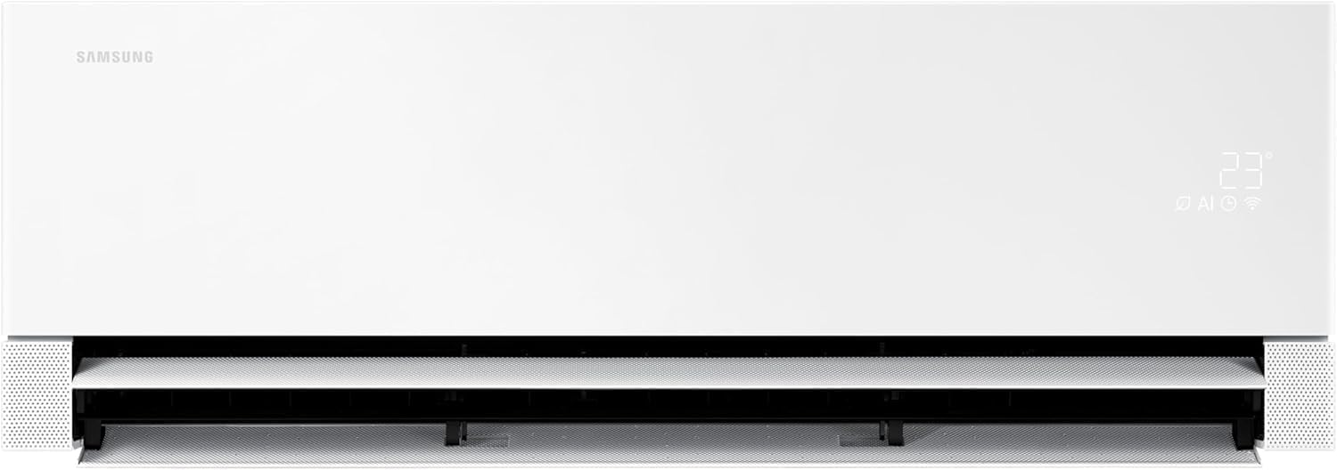  Samsung WindFree™ Première (Nouveauté 2026) – Climatiseur Monosplit 12000 BTU Avec Wi-Fi Intégré, Intelligence Artificielle (IA), Refroidissement Sans Courants D’air, A+++, Essential White