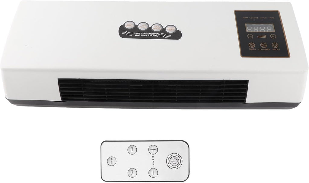  Petit Climatiseur, Refroidisseur D'air Silencieux Multifonctionnel, Climatiseur Mural Portable, Refroidisseur D'air Personnel, Ventilateur Chaud Pour Salle De Bain, Chambre à