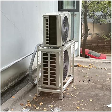 GENERIC Support De Montage Universel Pour Climatiseur – Support Au Sol à Deux Niveaux Pour Mini Unités AC Divisées, Solution D'installation Durable Et Robuste