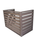 GENERIC Housse De Protection Pour Climatiseur Extérieur - 100 X 50 X 70 Cm - Marron - Résistant Aux Intempéries - Protection En Maille Pour Systèmes De Climatisation Divisés