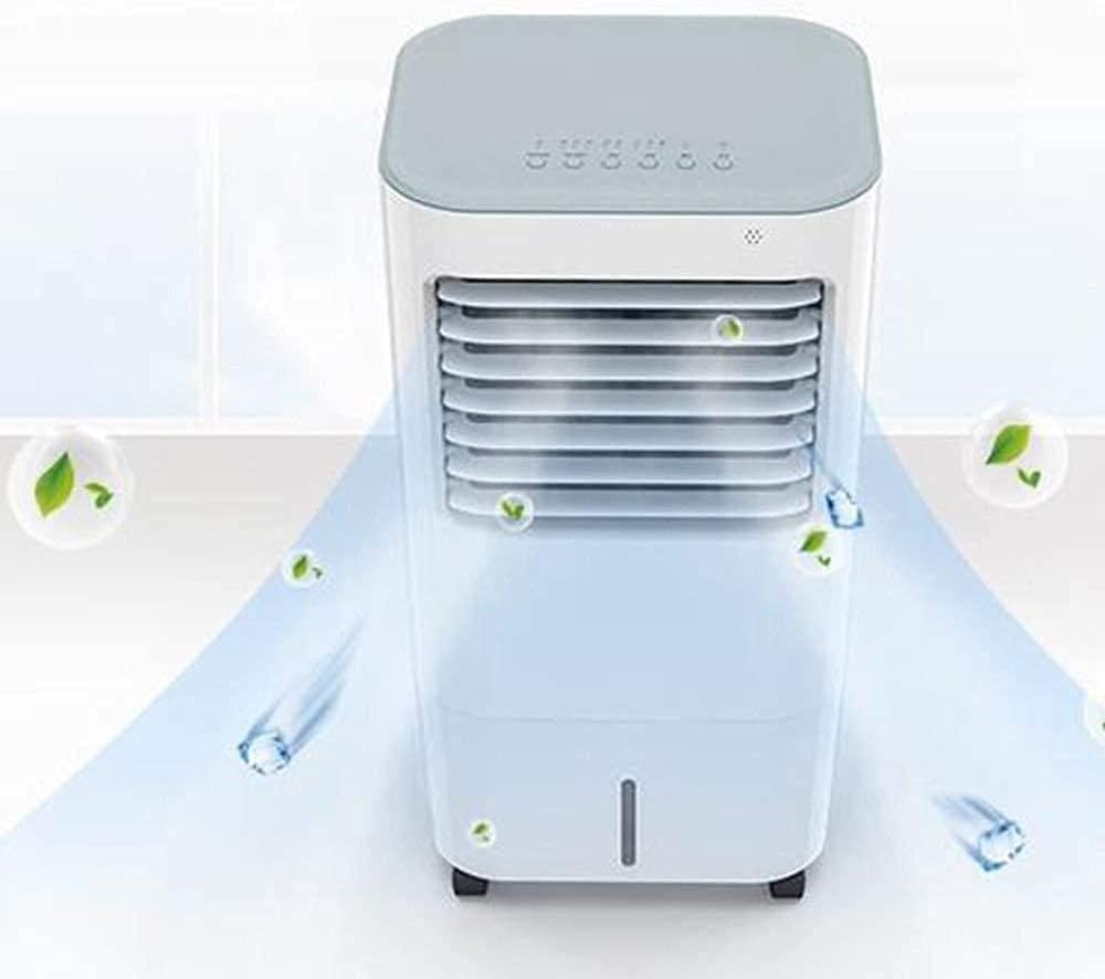  Climatiseur Portable, Rafraîchisseur D'air Mobile Sans Tuyau, Humidification Par Simple Pression D'un Bouton, Filtration Double Couche, Grand Réservoir D'eau De 10 L, Utilisation Pratique.