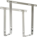  Support De Montage Pour Climatiseur – Design Peu Encombrant Pour Mini Unités AC Divisées Sans Conduit, étagère De Pompe à Chaleur Montée Sur Le Dessus, Durable Et Facile à Installer