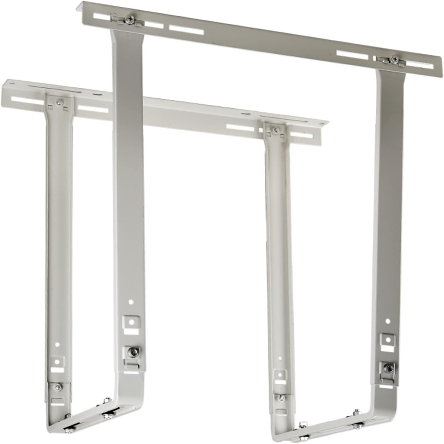  Support De Montage Pour Climatiseur – Design Peu Encombrant Pour Mini Unités AC Divisées Sans Conduit, étagère De Pompe à Chaleur Montée Sur Le Dessus, Durable Et Facile à Installer