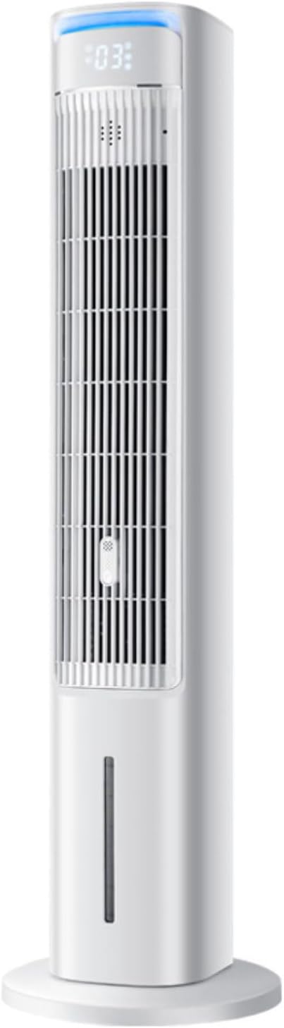 GENERIC Refroidisseur D'e-aveils Silencieux Avec Réservoir 5L, 3 Balayages, Minuterie Et Arôme.Humidificateur Portable Jusqu'à 23 M2, Télécommande, Sans Fenêtre Et économiseur D'énergie Pour Un Sommeil Répara