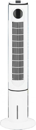 GENERIC Ventilateur De Tour Pour Chambre à Coucher, Refroidisseur D'évaporation Portable Avec Affichage LED, 3 Vitesses, Minuterie De Sommeil, Climatiseur Silencieux Pour Le Bureau à Domicile, Oscillation Lar