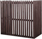 GENERIC Housse En Bois Pour Climatiseurs Extérieurs – Marron 85 X 35 X 84 Cm – Clôture Décorative Pour Dissimuler Les Climatiseurs Divisés Et Améliorer L'esthétique De La Terrasse.