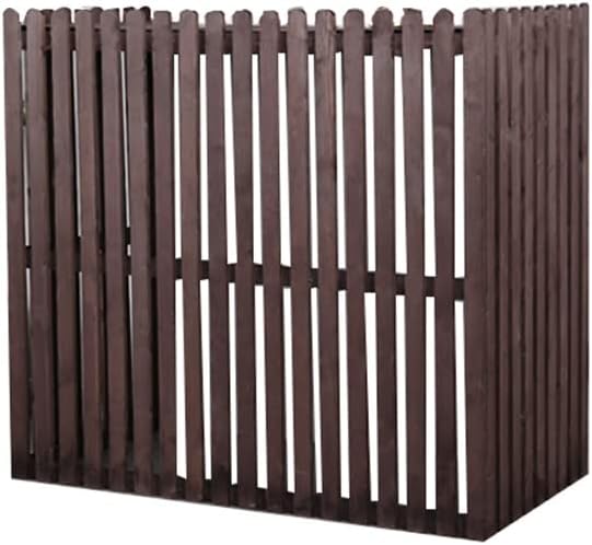 GENERIC Housse En Bois Pour Climatiseurs Extérieurs – Marron 85 X 35 X 84 Cm – Clôture Décorative Pour Dissimuler Les Climatiseurs Divisés Et Améliorer L'esthétique De La Terrasse.