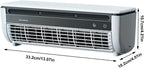  Ventilateur Climatiseur - Ventilateur Climatiseur Portable,Rafraîchisseur D'Espace à Recharge Sans Fil Trois Vitesses Pour Maison Bureau Camping Voyage