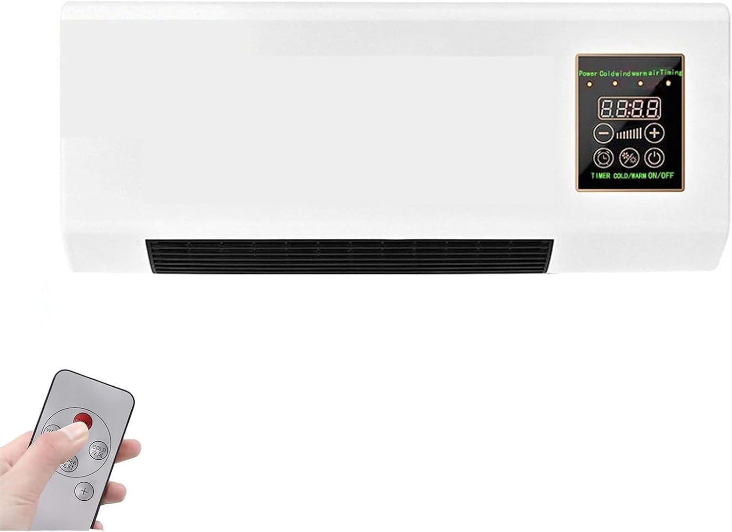 GENERIC Climatiseurs Portables, Mini Climatiseur Mural Avec Télécommande, Fonction De Refroidissement Et De Chauffage Ultra Silencieuse, Unité De Climatisation Sans Conduit Pour Maison, Bureau #2