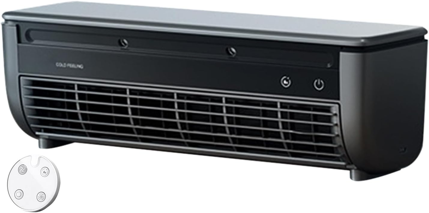  Ventilateur Climatiseur - Ventilateur Climatiseur Portable,Rafraîchisseur D'Espace à Recharge Sans Fil Trois Vitesses Pour Maison Bureau Camping Voyage
