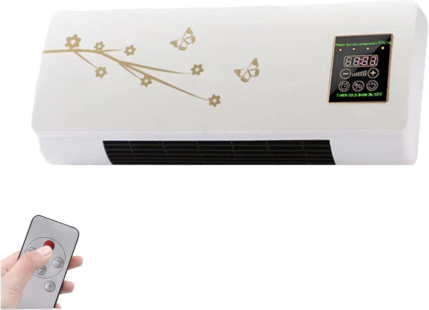 GENERIC Climatiseurs Portables, Mini Climatiseur Mural Avec Télécommande, Fonction De Refroidissement Et De Chauffage Ultra Silencieuse, Unité De Climatisation Sans Conduit Pour Maison, Bureau #2