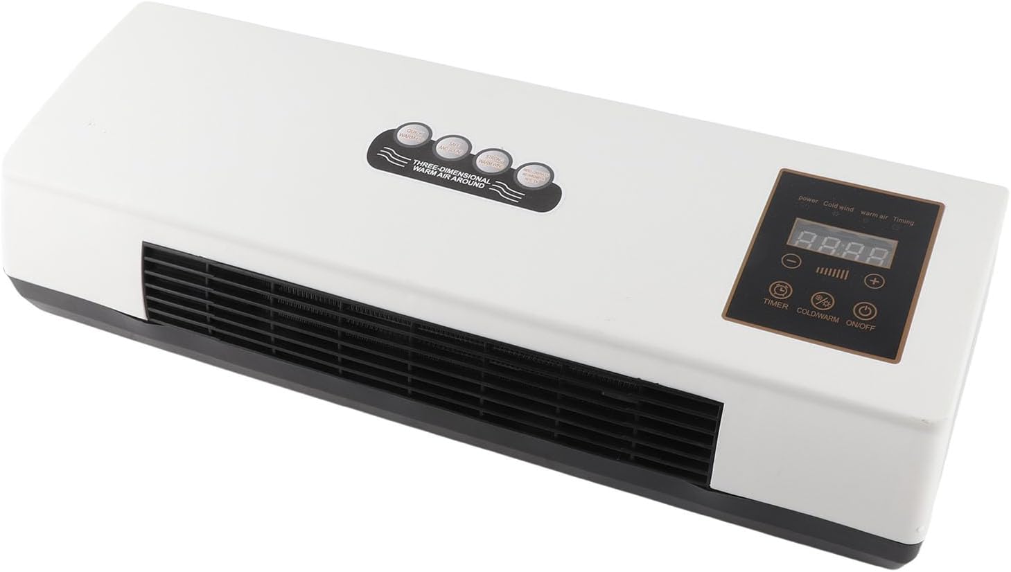  Petit Climatiseur, Refroidisseur D'air Silencieux Multifonctionnel, Climatiseur Mural Portable, Refroidisseur D'air Personnel, Ventilateur Chaud Pour Salle De Bain, Chambre à