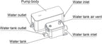  Pompe à Condensat Aspen Pour Climatiseur, Ac110V-240V, Installation Murale, éVacuation Automatique De L'eau, ConçUe SpéCialement Pour Les Climatiseurs