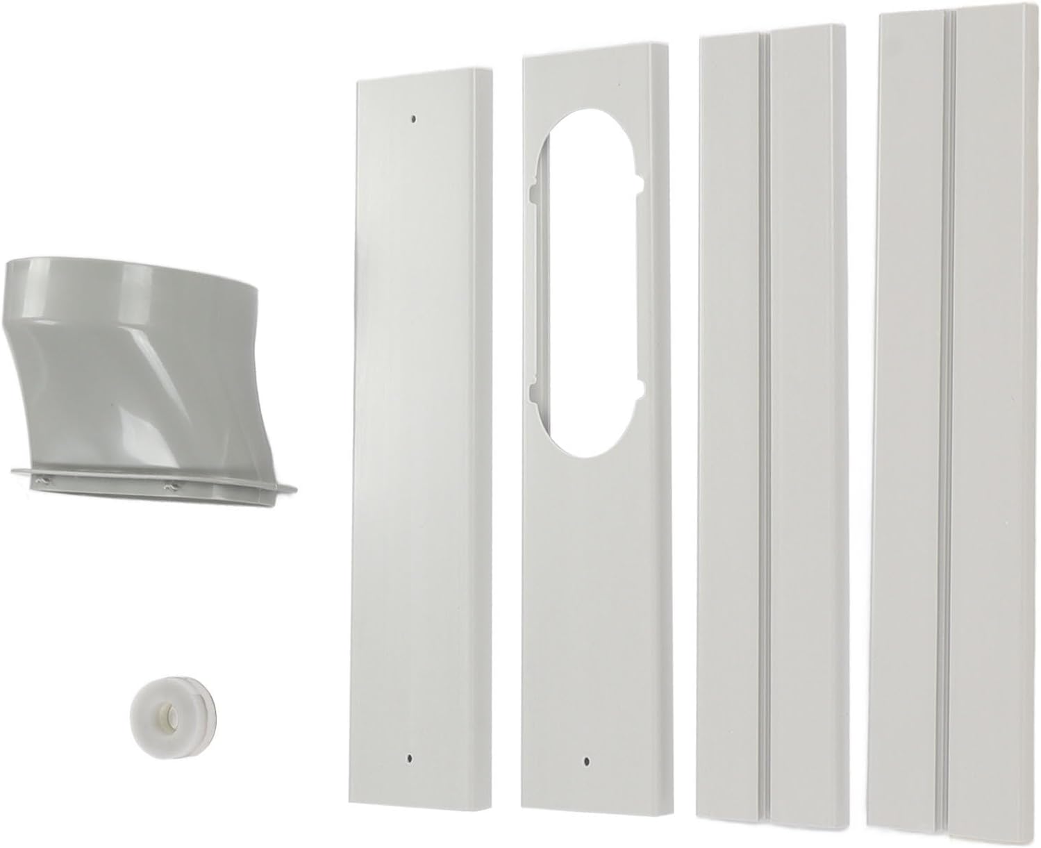  Aqxreight Kit De Fenêtre De Climatiseur Portable-Adaptateur Universel Pour Tuyau De 150mm, Sans Panneau En PVC, Porte Coulissante, Accessoire De Ventilation AC, Solution De Refroidissement