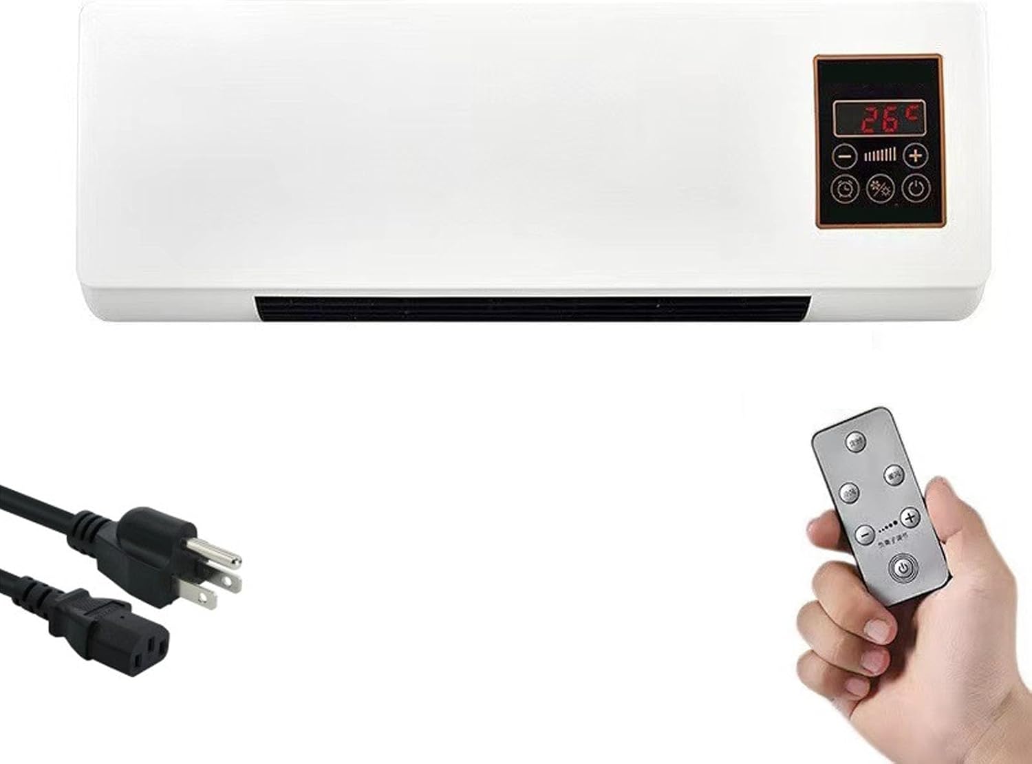  Climafy Climatiseur Climafy Climatiseur Portable Mini Split AC/Système De Chauffage à Montage Mural Air Mobile Fenêtre Unités Avec Fonctions De Refroidissement Et De Ventilation (A)